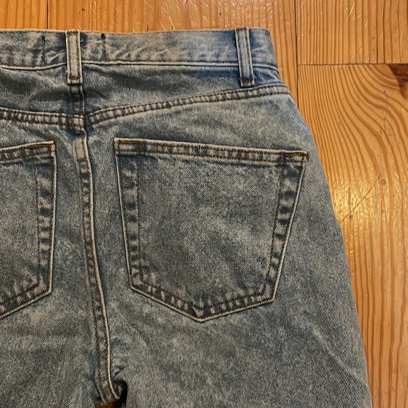 ASOS design 90s straight jean vintage lightwash size 24 100% cotton rigid denim - Picture 6 of 6